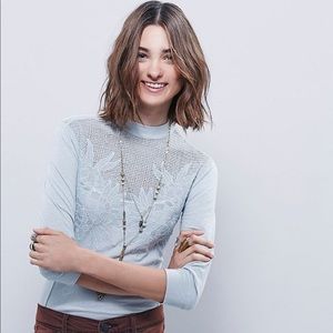 Free People Blue Primrose Tee